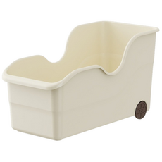 새나윤슬 슬라이딩 주방선반 살림공간 다용도수납장 후라이팬정리대 2p, 1세트, 아이보리