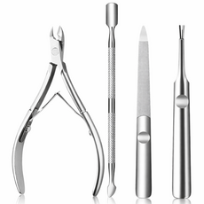 앙플러스 손톱 큐티클 제거 정리 도구 네일 케어 세트, 1개, 단일