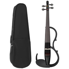 입문용 전자바이올린 초보 연주 악기, 블랙, 1개