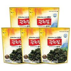 소문난 광천김 돌자반, 70g, 5개