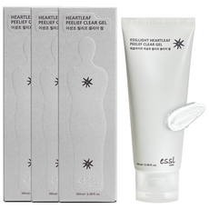 어성초 필링젤 | 에슬 에셀라이트 어성초 필리프 클리어 젤, 3개, 100ml