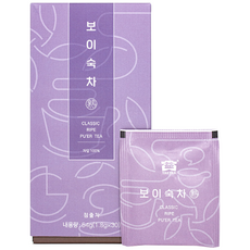 대익차 보이차 경전 보이숙차 티백 30개입, 1.8g, 1개