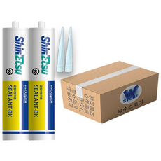 방수스토어 신에츠 바이오실리콘 반투명 BK 곰팡이 방지 화장실 욕조 주방 타일 세면대, 2세트