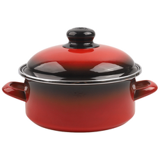 ELO 빨강법랑 일반형 20cm / 양수냄비 / 법랑, ELO 빨강법랑 일반형 20 LOW, 상세 설명 참조