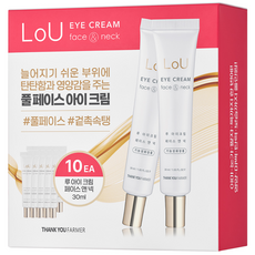 땡큐파머 루 아이 크림 페이스 앤 넥, 10개, 30ml