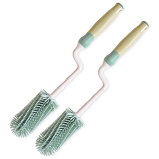 hibee 嬰兒矽膠奶瓶刷, 2入, 薄荷綠