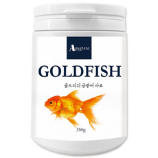 아쿠아테라 골드피쉬 금붕어 사료, 350g, 1개