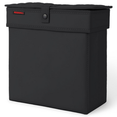 크레이지몬스터 디올뉴 싼타페 MX5 전용 퀼팅 쓰레기통 + 비닐 50매, 싼타페 MX5 퀼팅 쓰레기통(1P), 블랙 (1P), 1개