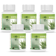 상쾌한변장 알로에센스99 240정, 5개, 74.4g