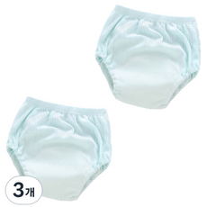 베베니즈 유아용 심플메쉬 배변팬티 2p, 민트, 3개