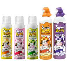 스노우버디 휘핑 클렌저 파우더향 + 수박향 + 딸기향 + 오렌지향 + 포도향 5종 세트, 1세트