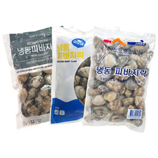 [씨기프트]냉동 피바지락 5kg 해감 업소용 조개 바지락 칼국수, 1개