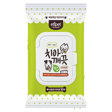 에티펫 치아깨끗 반려동물용 물티슈, 30개입, 3개