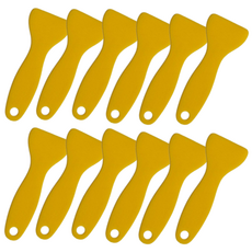 소형 플라스틱 보수용 헤라 스크래퍼 12개, 1세트