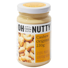 OH NUTTY 原味腰果醬, 230g, 1罐