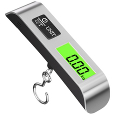 시공여인 휴대용 디지털 캐리어 저울, 실버 + 블랙, 50kg