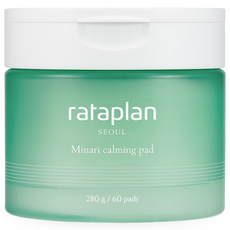 라타플랑 미나리 진정 패드 60매 / 민감피부 열감진정 쿨링패드, 1개, 60매입