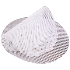 포리브레 원형 찜판 찜기 깔개 실리콘 찜시트, 10개, 24cm