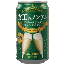 논알콜와인 여왕의 논아르 화이트 (샤르도네), 4개, 350ml