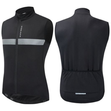 [WOSAWE] BL241 겨울용 방풍 베스트 조끼 - 방한 방수 겨울 등산 러닝 자전거 조끼