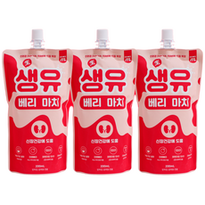 마이베프 생유베리마치 펫밀크, 크랜베리맛, 200ml, 3개
