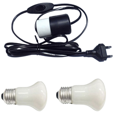 병아리 보온 중간스위치 220V 코드선 전구세트, 1개