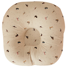 ROTOTO bebe 孩童用麻雀印花防逆流靠墊, 混色