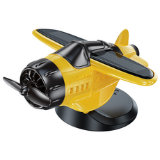 슈퍼코리아 TikTok 햇빛으로 빙글빙글~ 미니 회전 비행기, 1개, 옐로우