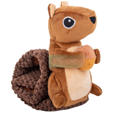 데이나잇 람쥐람쥐다람쥐 터그놀이 삑삑이 반려동물 장난감, 1개, 브라운