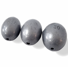 마리수 구멍봉돌 20호 25호 30호 10개입 구멍추 주물추 도다리 감성돔 원투 자작 채비 봉돌, 1개