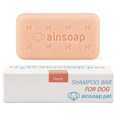 ainsoap 狗皂桃味, 90克, 1個
