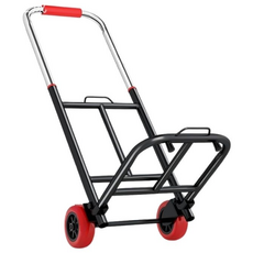 tinduo 접이식 핸드카트 운반카트 빅 사이즈, 블랙, 1개