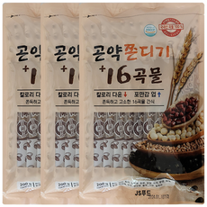 The무라 쫀득하고 고소한 16곡물 곤약 쫀드기, 3개, 200g