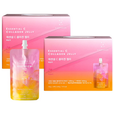 에브리데이즈 에센셜 C 콜라겐 곤약 젤리 복숭아, 2박스, 150g