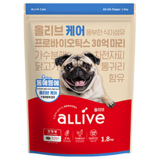 대주펫푸드 강아지 올리브 기능성 사료, 장건강/유산균, 1.8kg, 1개
