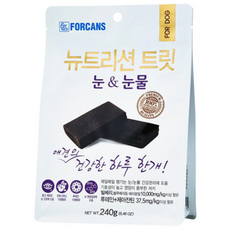 포켄스 강아지 뉴트리션 트릿 영양제, 240g, 눈물개선/눈건강, 2개
