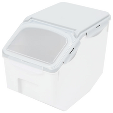 딩동펫 반려동물 이중캡 사료보관통 M, 혼합 색상, 1개