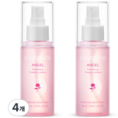 나인포인트 퍼퓸 모이스처 바디미스트 엔젤, 93ml, 4개