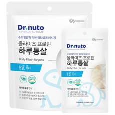 닥터뉴토 강아지 고양이 고단백 통살 간식 (100% 국내산 순살), 10개, 20g, 북어
