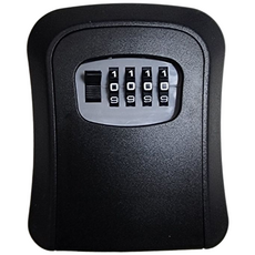 틸그린 현관 열쇠 번호 키박스 보관함, 블랙, 1개