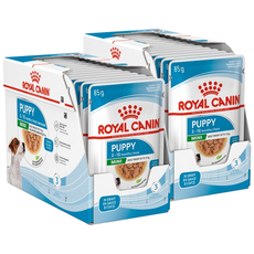 로얄캐닌 강아지 습식사료 미니 퍼피 파우치 24p, 24박스, 85g
