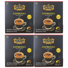 베트남 킹커피 프리미엄 아라비카 에스프레소 세트 (원산지: 베트남), 2.5g, 100개입, 4개