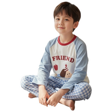 굿도우 아동용 소프트 실내복 상하의 세트