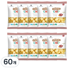 네츄럴코어 강아지 올리고칩 간식, 고구마, 45g, 60개