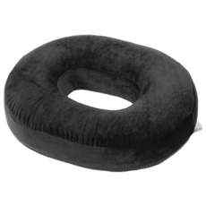 핫쏘잇 안닿는 600G 메모리폼 도넛 방석, 1개, 블랙