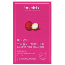 바비오틱 트리플 아구아헤 1300 가슴 볼륨 탄력, 5박스, 15회분