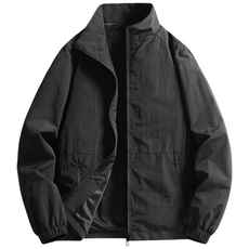 남성 캐주얼재킷 남성용 오버사이즈 재킷 얇다 코트 100-140KG 4XL 5XL 6XL 7XL 8XL 봄 가을 빅사이즈 의류 남성 재킷 남성패션 의류