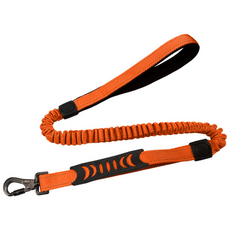 무라펫 반려견 충격완화 밴드 리드줄, 오렌지, 1개