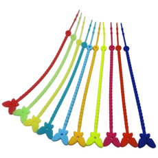 DIY 골프 실리콘 티걸이줄 꼬임줄 티홀더 줄 12개 모두, 색상혼합