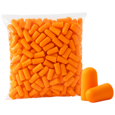 소음차단 귀마개 300쌍 대용량 폼 타입 수면용 산업용 안전 귀 보호 이어플러그, 1세트